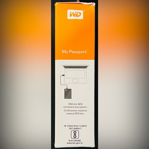Western Digital 4TB My Passport – Portable HDD – Backup with Encryption! - Picture 4 of 4